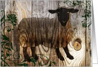 Happy Chinese New Year of the Green Wooden Sheep card