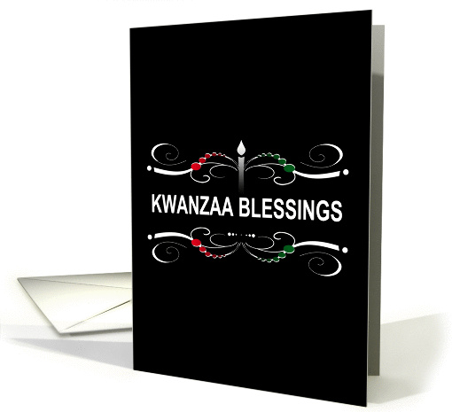 Kwanzaa Blessings (blank inside) card (1344806)