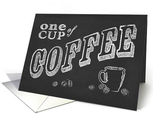 one cup of coffee date invitation card (1373758)