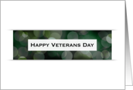 Happy Veterans Day card