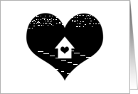 home is where the heart is moving announcement card