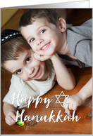Happy Hanukkah Photo Card