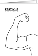 FESTIVUS feats of strength card