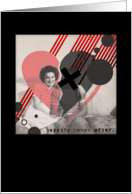 happily never after vintage photograph card