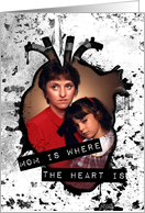 mom is where the heart is, Happy Mother’s Day photo card