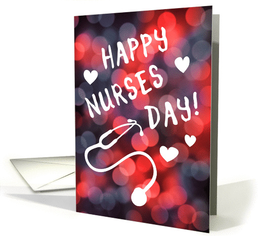 happy nurses day, blank inside card (1432464)