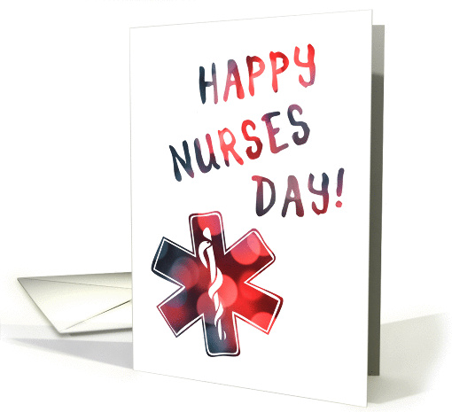 happy nurses day, blank inside card (1432466)