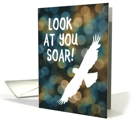 congratulations eagle scout, look at you soar card (1432720)