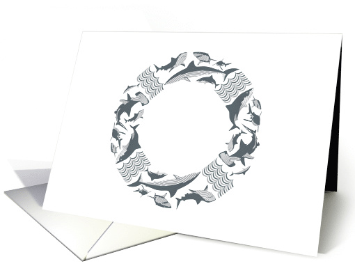 Shark Lifesaver Circle card (1489498)