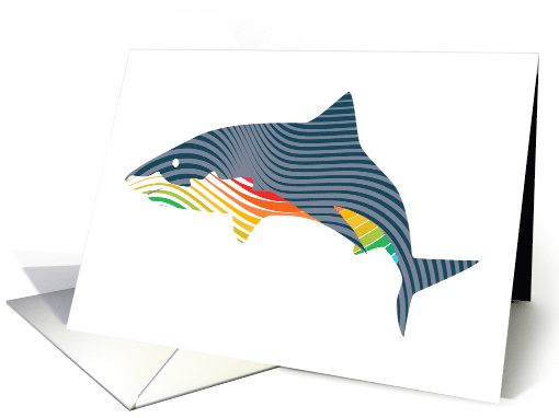 Shark Color Swoosh card (1489512)