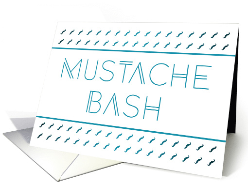Mustache Bash Invitation card (1523460)