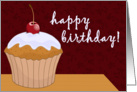 Happy Birthday Cupcake card