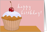 Happy Birthday Cupcake card