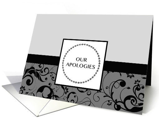 our apologies card (262687)