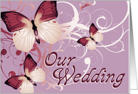 our wedding card