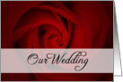 our wedding card