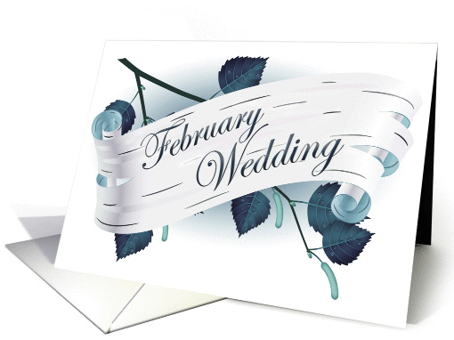 february wedding card (266891)