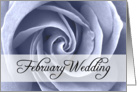 february wedding card