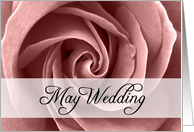may wedding card
