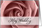 may wedding card