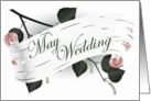 may wedding card