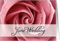 june wedding card