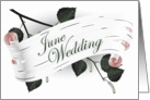 june wedding card