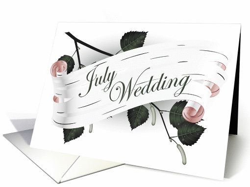 july wedding card (267398)