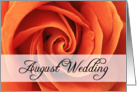 august wedding card