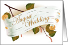 august wedding card