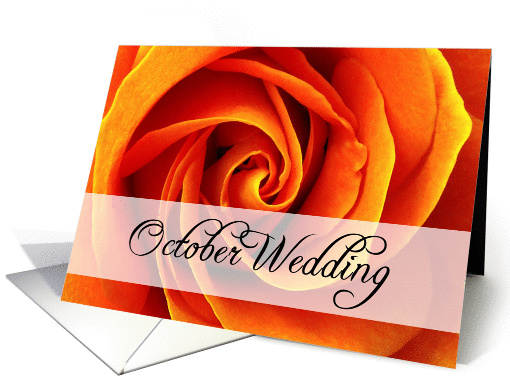 october wedding card (267416)