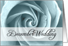 december wedding card