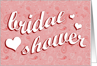bridal shower card