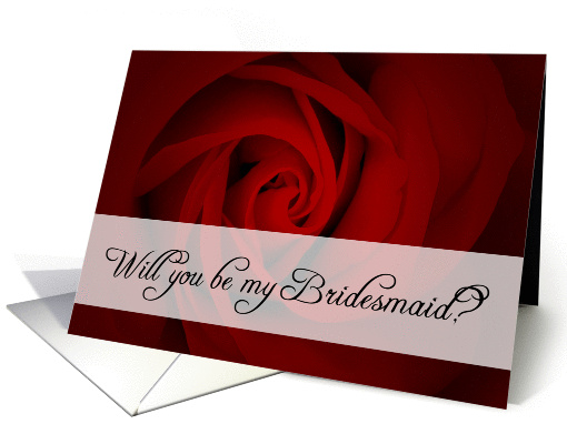will you be my bridesmaid? card (273833)