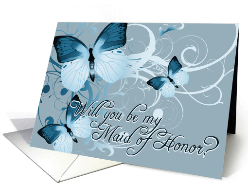 will you be my maid of honor? card (273871)