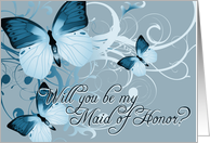 will you be my maid of honor? card