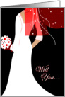 will you be my bridesmaid? card