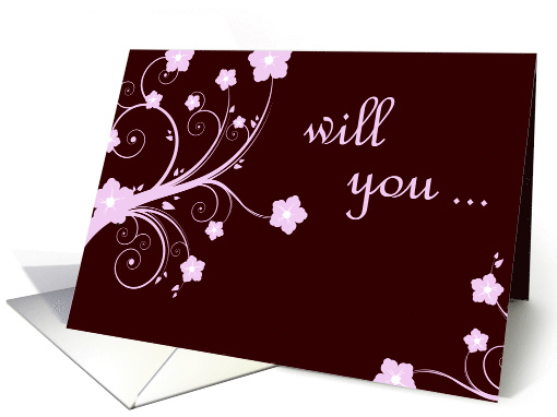 will you be my maid of honor? card (275584)