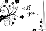 will you be my bridesmaid? card