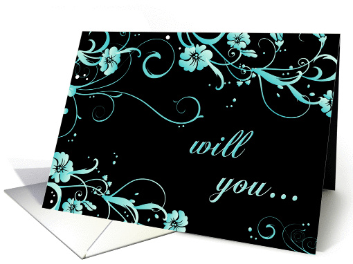 will you be my flower girl? card (295608)