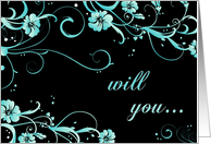 will you be my flower girl? card