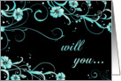 will you be my flower girl? card