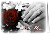 will you be my maid of honor? card