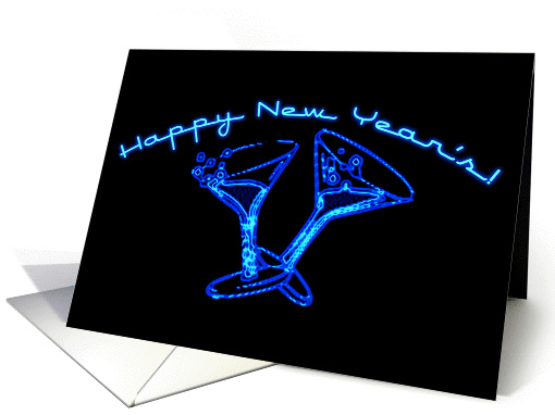 Happy New Year's! : Neon Light card (297653)