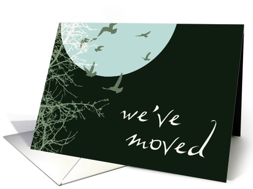 we've moved announcement card (486033)