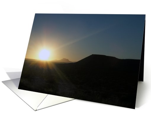 desert sunset card (691803)