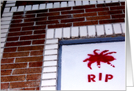 R.I.P. : sympathy for loss of a friend card