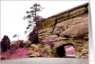 red rocks tunnel card