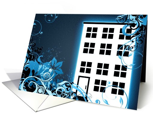 new address (hi-fi flower glow) card (700725)