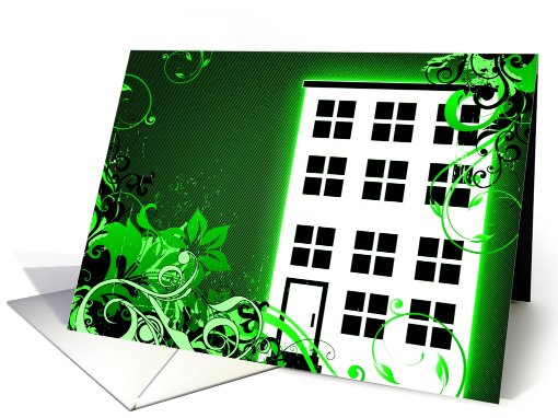new address (hi-fi flower glow) card (700726)